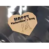 Топпер "Happy Valentines Day" 10*9 см (мдф)