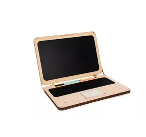 Деревянный ноутбук для рисования мелом  23*33 см
