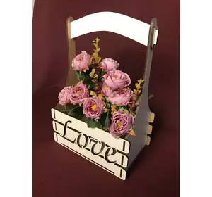 Коробка для цветов "LOVE"